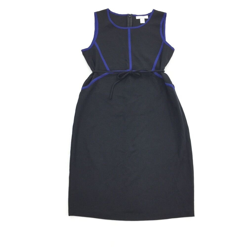 Motherhood Maternity Pencil Dress Size Small Womens Black Blue Party Career S